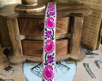 Vintage 2 cm casmiri jacquard Ribbon