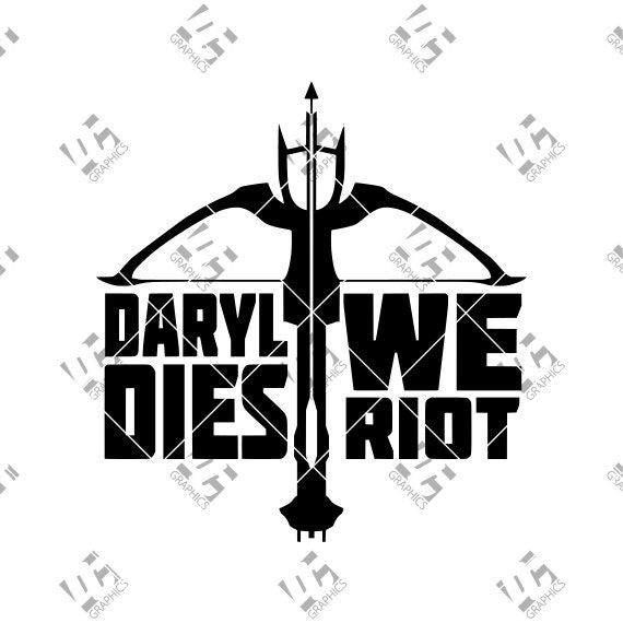 The Walking Dead Daryl Dixon Cutting File in SVG EPS