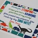 Dinosaur thank you card, dinosaur birthday thank you card, dinosaur party thank you card, thank you note, thank you card, note card, thanks