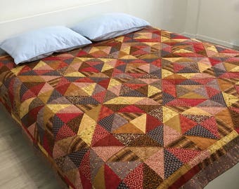 Patchwork quilt queen quilt lap quilt