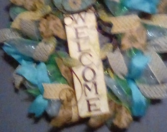 Summer Deco Mesh Wreath