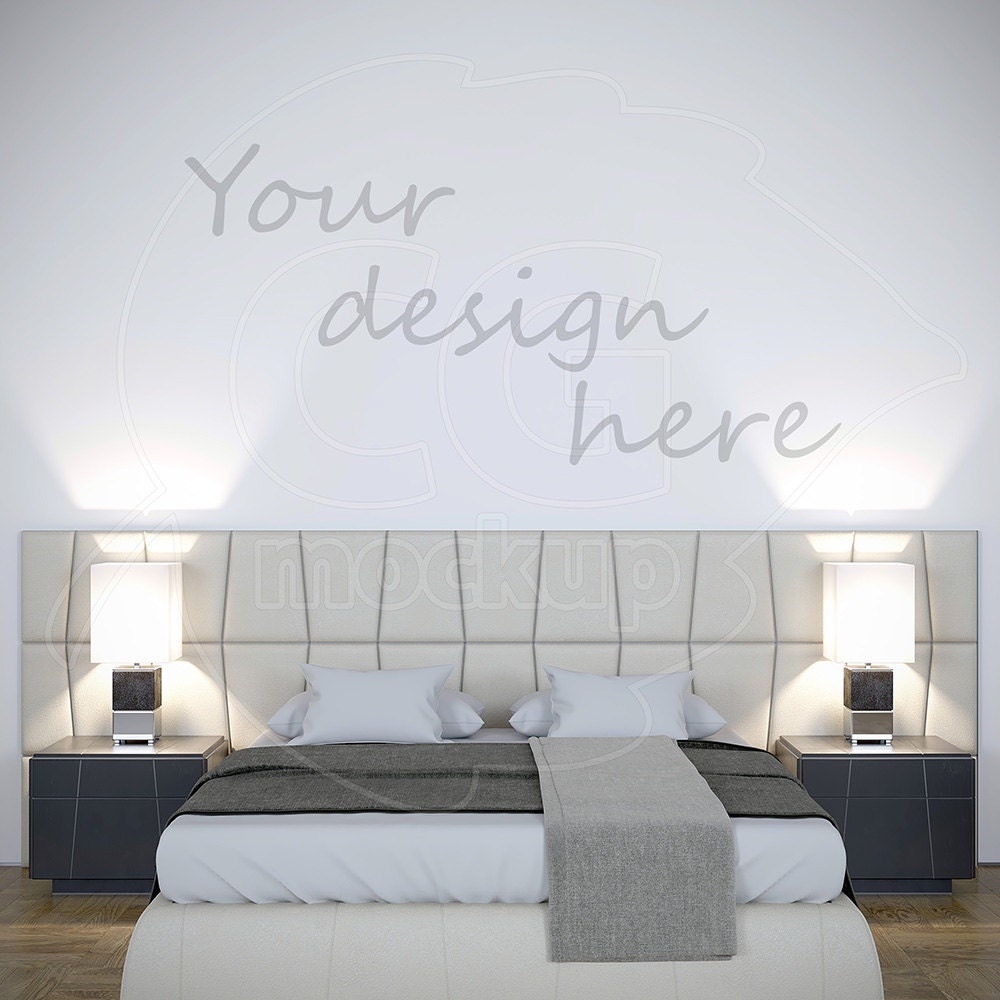 Download Wall stencil Blank wall mockup Styled stock Wall decal