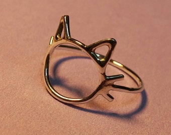 Kitty Kitty Ring in Sterling Silver