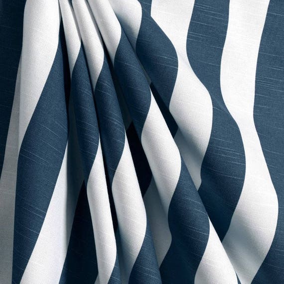 Navy Blue Striped Curtains Nautical Curtains Striped Premier