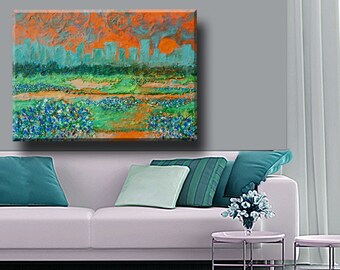 IMPRESSIONISM Painting, Impressionistic Style Painting, Impressionism Landscape Art, Monet Style Painting, Van Gogh Style Artist, Canvas