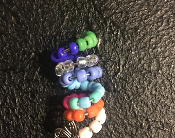 Colorful Butterly loc jewelry