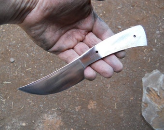 Craig Barr hand forged Blade Blank from a truck coil spring