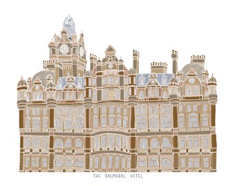 Balmoral Hotel Edinburgh Print