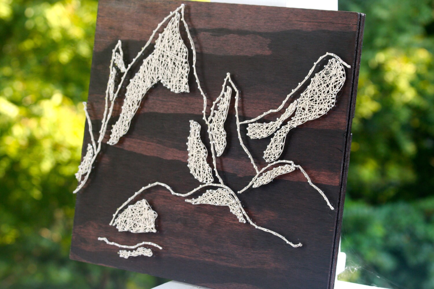 Mountain String Art Window to the Mountains String Art