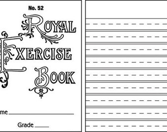 Mercantile Exclusive Stamp, Jenni Bowlin Studios, Royal Exercise Book Clear Stamp