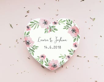 Personalised Wedding Plaque / Custom Ornament / Personalized Ornament / Personalised Keepsake / Wedding Gift / Custom Couples Gift