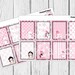 SALE Winter Stickers Full Box Planner Stickers with Penguins and Snowmen in pink PS237 Fits Erin Condren
