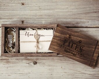 4 x 6 photo + USB box // photography box || wedding portraits || wedding gift || wedding box || keepsake box || wedding ideas || print box