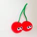 hug me food plush cherries