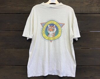 Vintage 90s Zoological Society 50/50 Tee