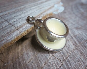 Cup Saucer Pendant Charms ~1 pieces #100996