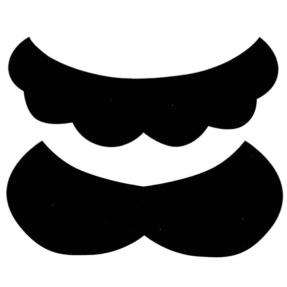 Mario And Luigi Mustache Template