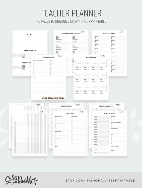lesson planner printable
