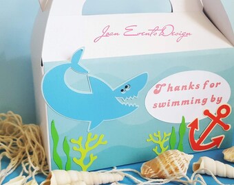 Shark Party Favors Boxes