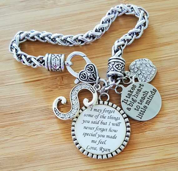 Teacher Appreciation Gift Teacher Gifts Teacher Bracelet Daycare Provider Gift Daycare Gift Babysitter Gift Gift for Babysitter Nanny Gift