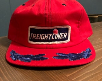 Vintage Freightliner Padded Snapback Trucker Hat