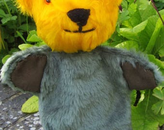 Bear Hand Puppet OAAK Bear Puppet Activity Toy Unbreakable Toy Teacher Aid Activity Toy Family Toy Gift Fun Family Present Christmas Present