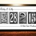 Personalized Gift Idea, Unframed Wedding Anniversary Gift