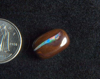 Beautiful 11.8CT Australia polished boulder opal cabochon, boulder opal, opal cabochon, polished opal, solid opal, Australia opal