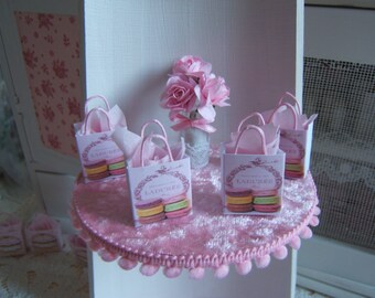 Miniature spirit Ladurée Dollhouse 1: 12 tote bag