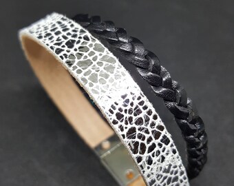 "CRACKLE" leather strap