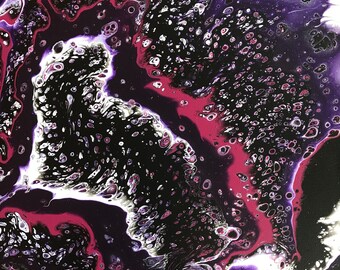 Abstract Acrylic Painting / fluid art