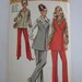 Vintage Simplicity Pattern 9581 Front Wrap Tunic, Blouse and Pants