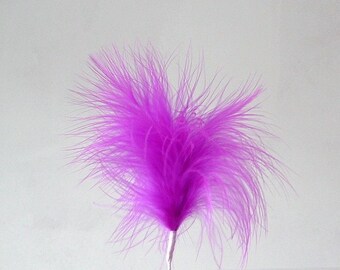 Marabou Feather Pick - Fuchsia
