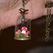 Glass ball pendant "Fantaisy Forest"