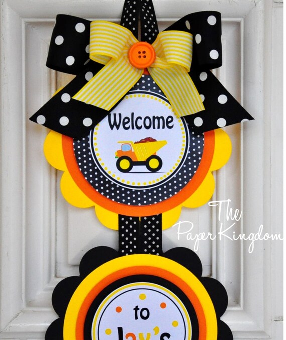 Dump Truck Door Sign Dump Truck Vertical Door Sign Dump