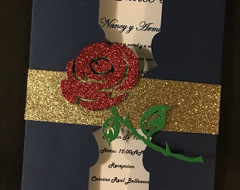 Beauty and the beast Invitation