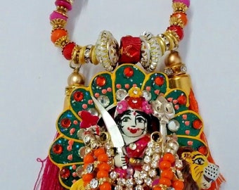 hindu goddess durga/kali tassel pendant/necklace