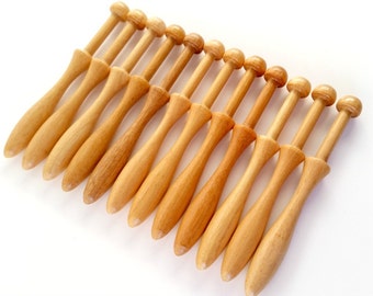 12 Danish-Style Lace Bobbins