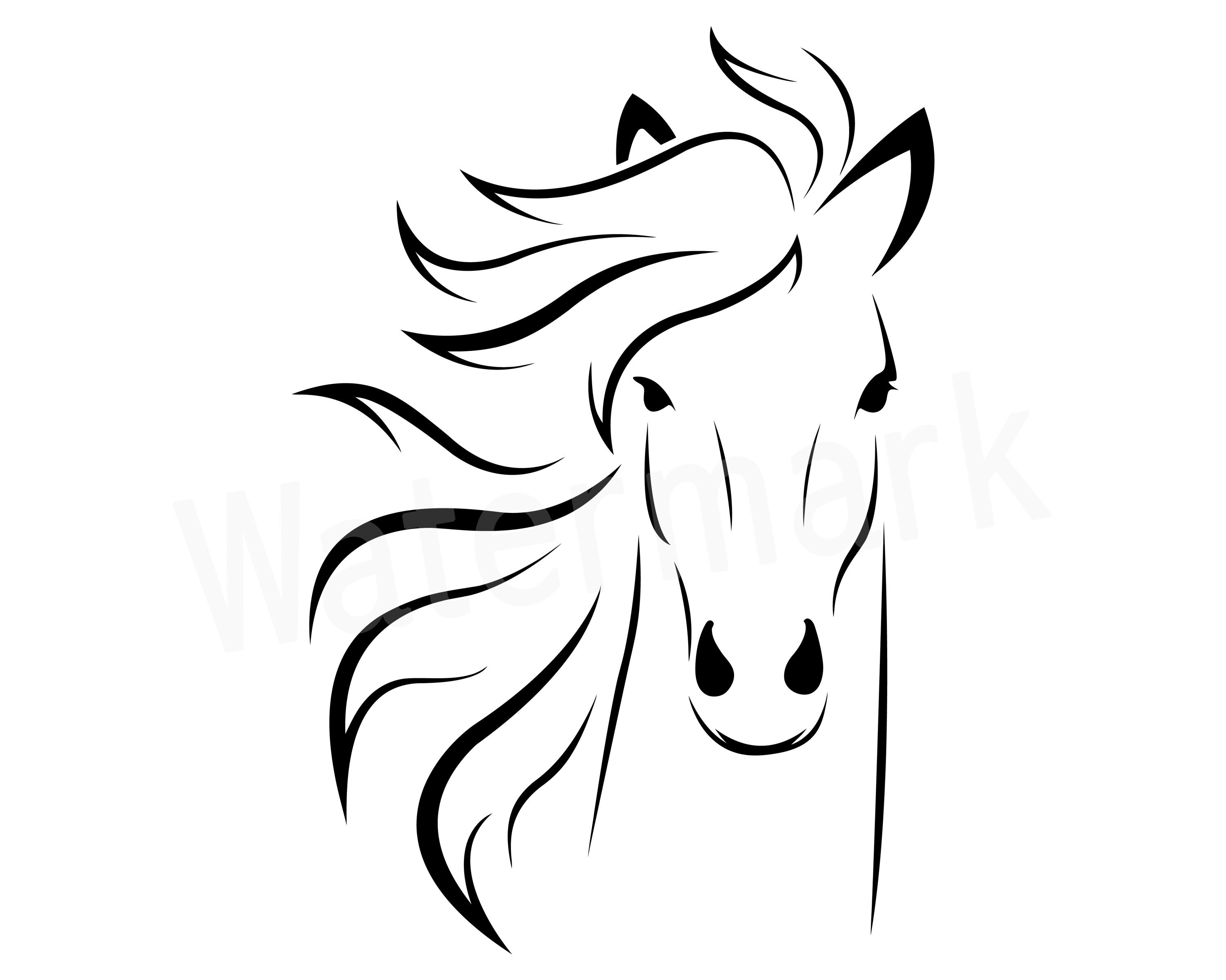 Download Horse SVG Pony SVG Horse Head SVG Beauty Horse Horse