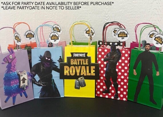 fortnite battle royale party bags - fortnite party bags