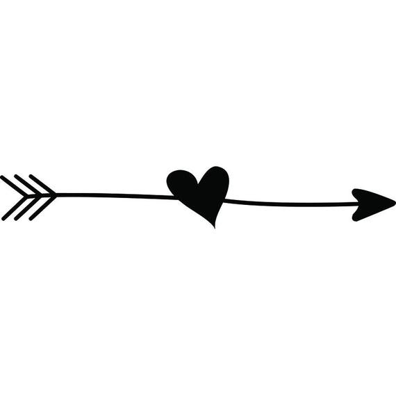 Line Art Arrow : Doodle ding arrow heart love line break cute quote design