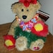 Vintage Hawaiian Hula Dancer Teddy Bear Made in Hawaii