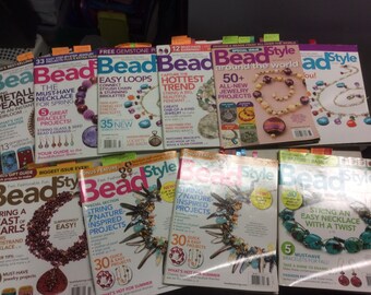 Bead Style Magazines Lot