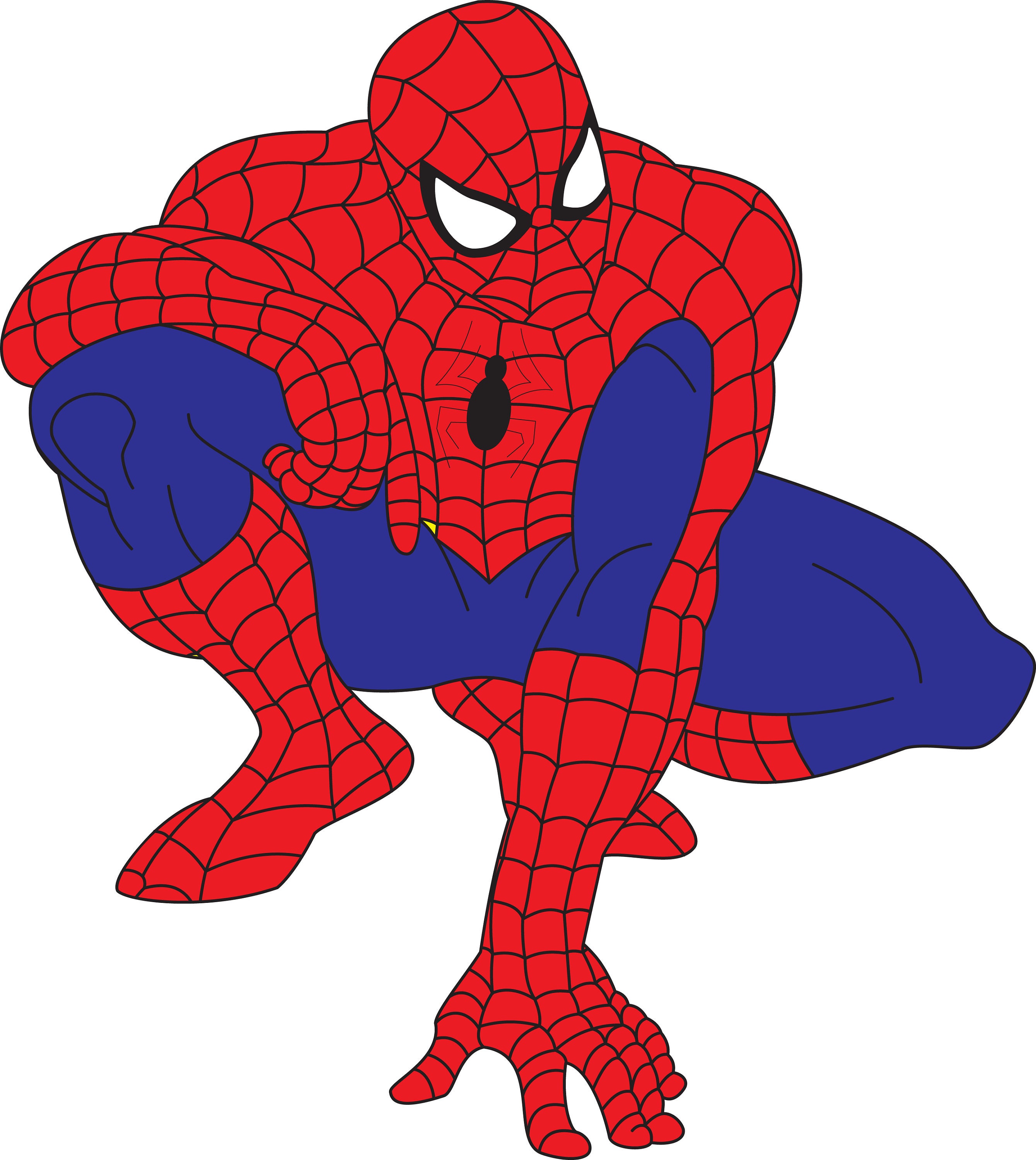 Spiderman #1 Svg/Eps/Png/Jpg/Cliparts,Printable, Silhouette and Cricut