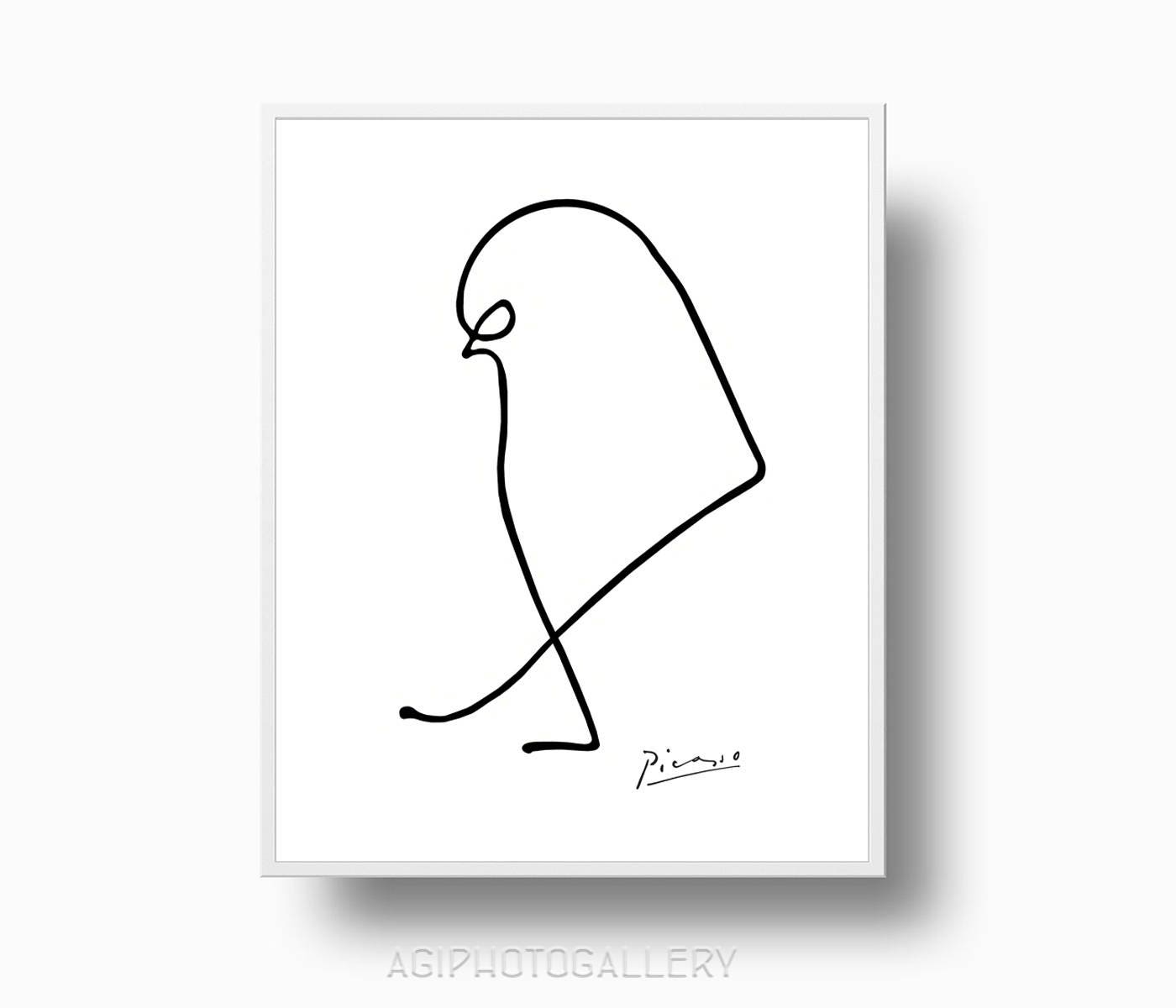 This is a photo of Effortless Picasso Bird Drawing It's just a photo of Effortless Picasso Bird Drawing