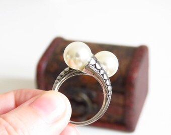 Daenerys Ring, Khaleesi ring, Game of Thrones Jewelery, Mother of Dragons, Daenerys Cosplay, Pearl ring.