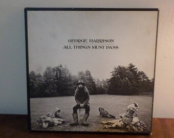 Vintage 1971 Apple Records LP Set George Harrison All Things Must Pass Excellent Condition Box Set UK Pressing 15440