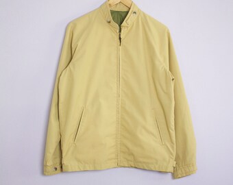 Vintage 1950's/60's Mustard Yellow Golf Jacket L