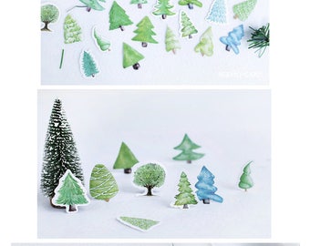 Trees Stickers Pack SM232424 45pcs