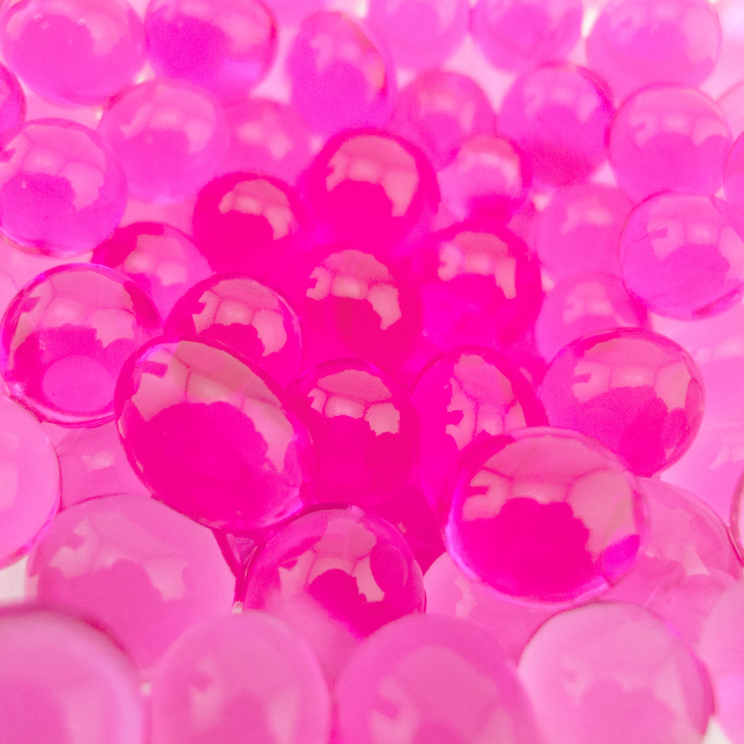 Hot Pink Fuchsia Water Beads Magic Water Absorbent Pearls Gel